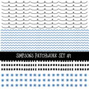 Simpsons Doodle Patchwork (2 variants)