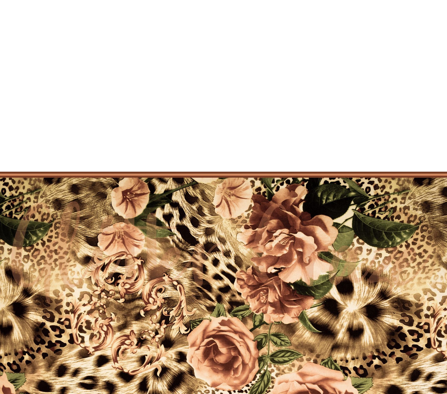 Rose Leopard - Adhesive Vinyl Wrap