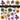 Halloween Doodle Flowers UV DTF Decal sheets 3 designs available