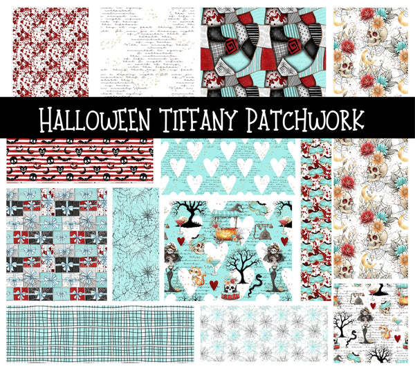 Halloween Tiffany Patchwork Set