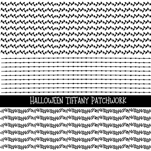 Halloween Tiffany Patchwork Set