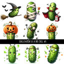 Halloween is a big dill - UV DTF Decal sheet 2 variants