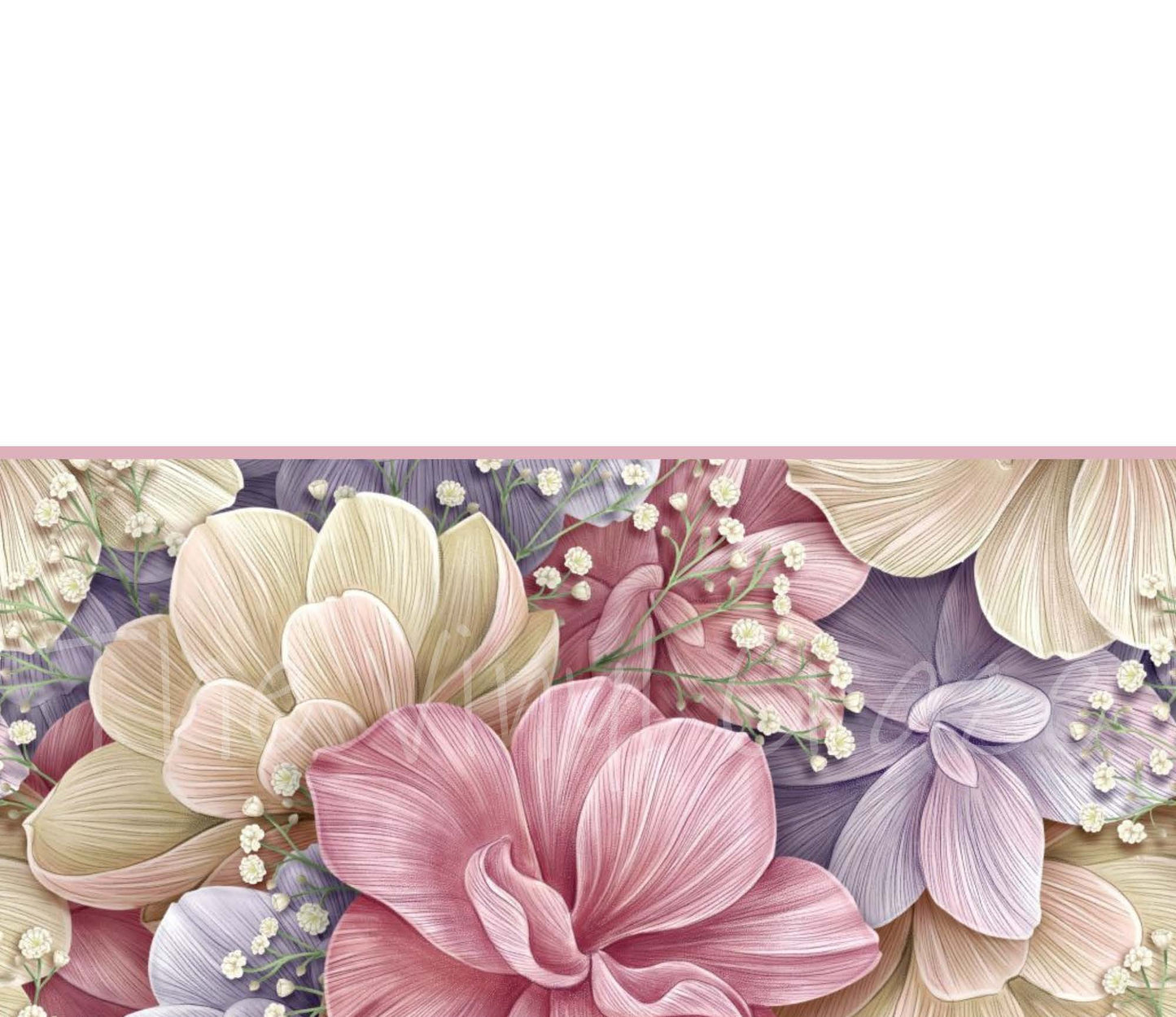 Hand drawn Spring florals - Adhesive Vinyl Wraps