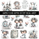 Happily Ever After UV DTF Decal sheets