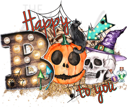 Happy Boo To You - UV DTF Decal