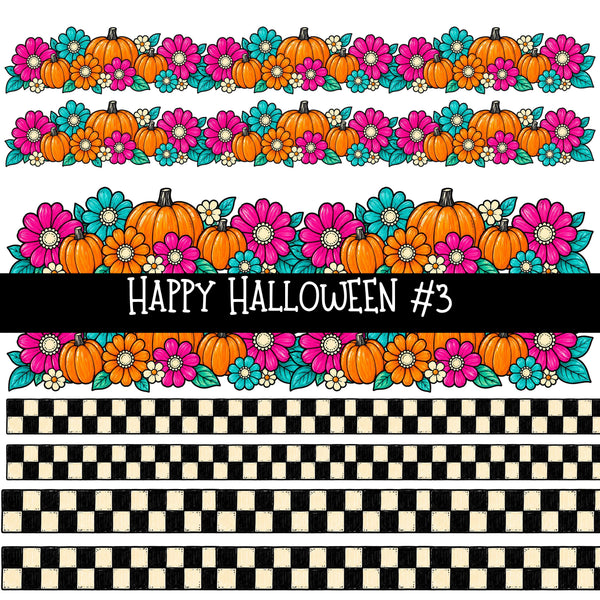 Happy Halloween UV DTF Decal sheets 8 Designs available