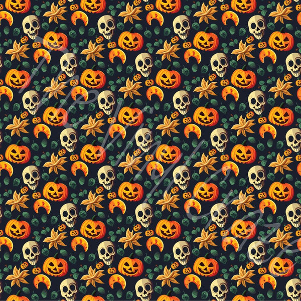 Happy Halloween - Adhesive Vinyl 12x12 Sheet