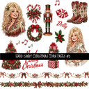 Hard candy Christmas Torn Pages UV DTF Decal sheets 5 Designs available
