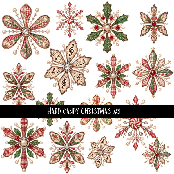 Hard Candy Christmas UV DTF Decal sheets 5 Designs available