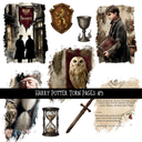 Harry Potter Torn Pages - UV DTF Decal sheet