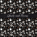 Ghosts and Flowers 12x12 vinyl sheet