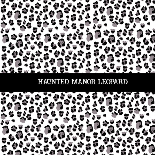 Haunted Manor Leopard Decal sheet UV DTF Decal sheet
