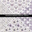 Haunted Manor precut Vsplits 12x12 vinyl sheet