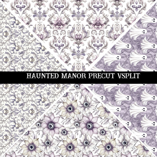 Haunted Manor precut Vsplits 12x12 vinyl sheet