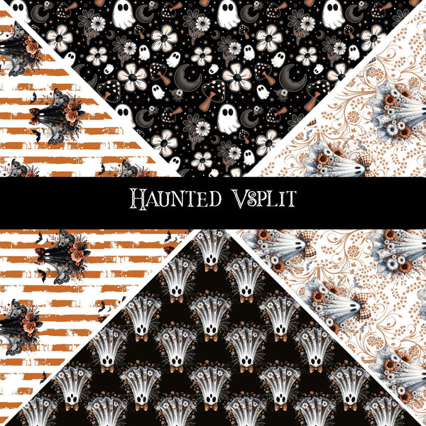 Haunted precut Vsplits 12x12 vinyl sheet