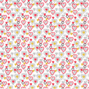 Doodled Hearts - Adhesive Vinyl Sheets