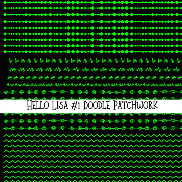 Hello Lisa Shortcake Doodle Patchwork