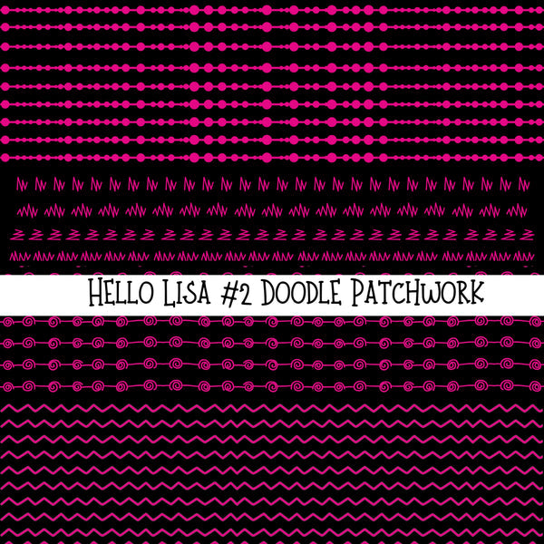 Hello Lisa Shortcake Doodle Patchwork
