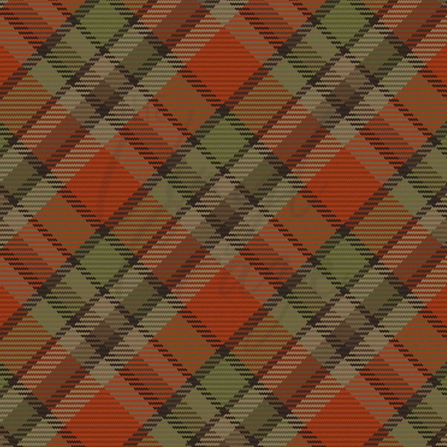 Hello Fall Plaid - Adhesive Vinyl Wrap and 12x12 Sheet