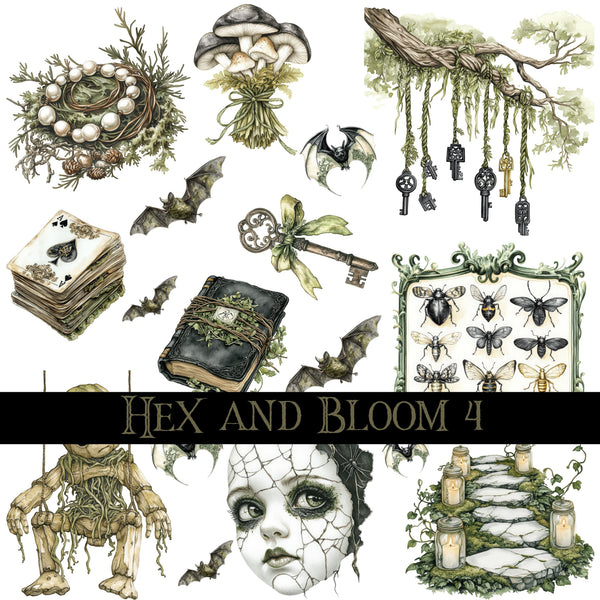 Hex and Bloom Collection Decal sheets- 8 styles