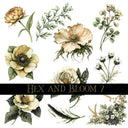 Hex and Bloom Collection Decal sheets- 8 styles