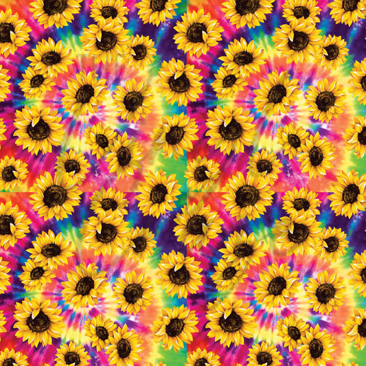 Hippie Sunflowers - Adhesive Vinyl Sheets