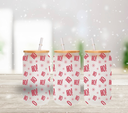 Ho Ho Ho - UV DTF 16oz Libbey wrap
