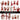 Ho Ho Ho Torn Pages UV DTF Decal sheets 11 Designs available