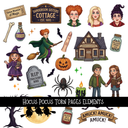 Hocus Pocus Torn Pages - UV DTF Decal sheet