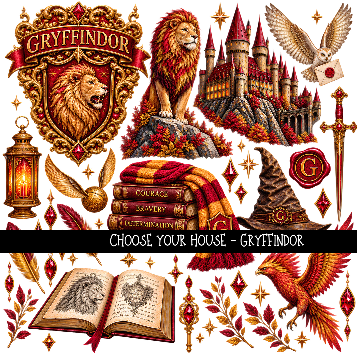 Choose your house  - UV DTF Decal sheets