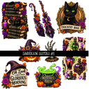 Sanderson Sisters torn pages decal set UV DTF Decal sheets Designs available