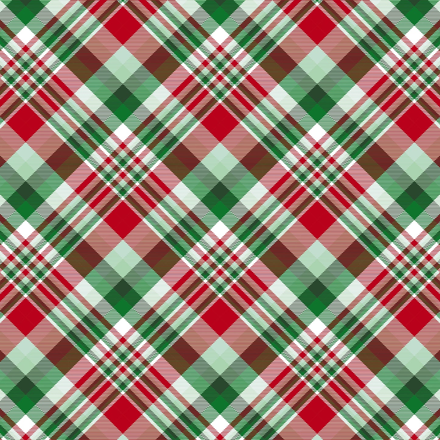 Holiday Plaid - Adhesive Vinyl Sheets