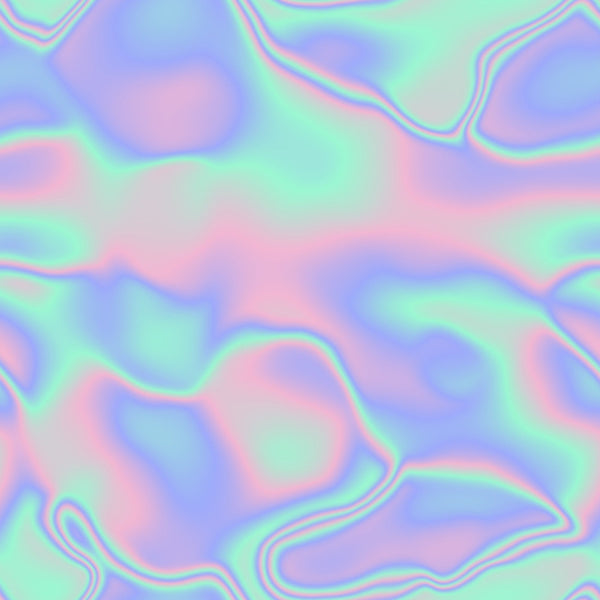 Bright Colorful Printed Waves - Adhesive Vinyl Sheets