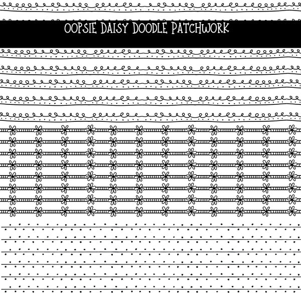 Oopsie Daisy Doodle Patchwork Set