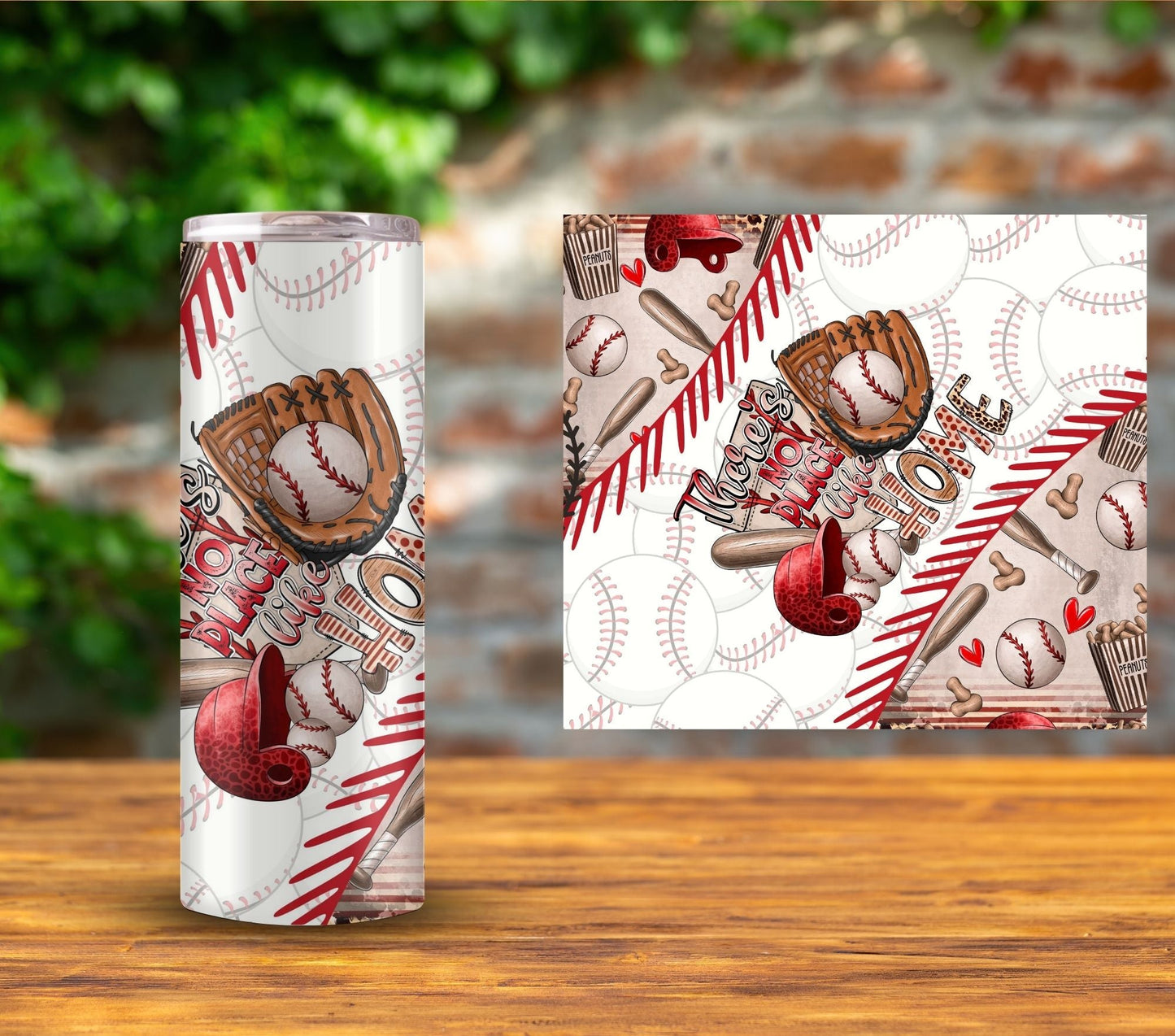 Vintage Baseball Mama - Adhesive Vinyl Wrap - 12 Designs