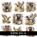 Hunting Dogs UV DTF Decal sheet 2 Designs to choose from