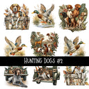 Hunting Dogs UV DTF Decal sheet 2 Designs to choose from