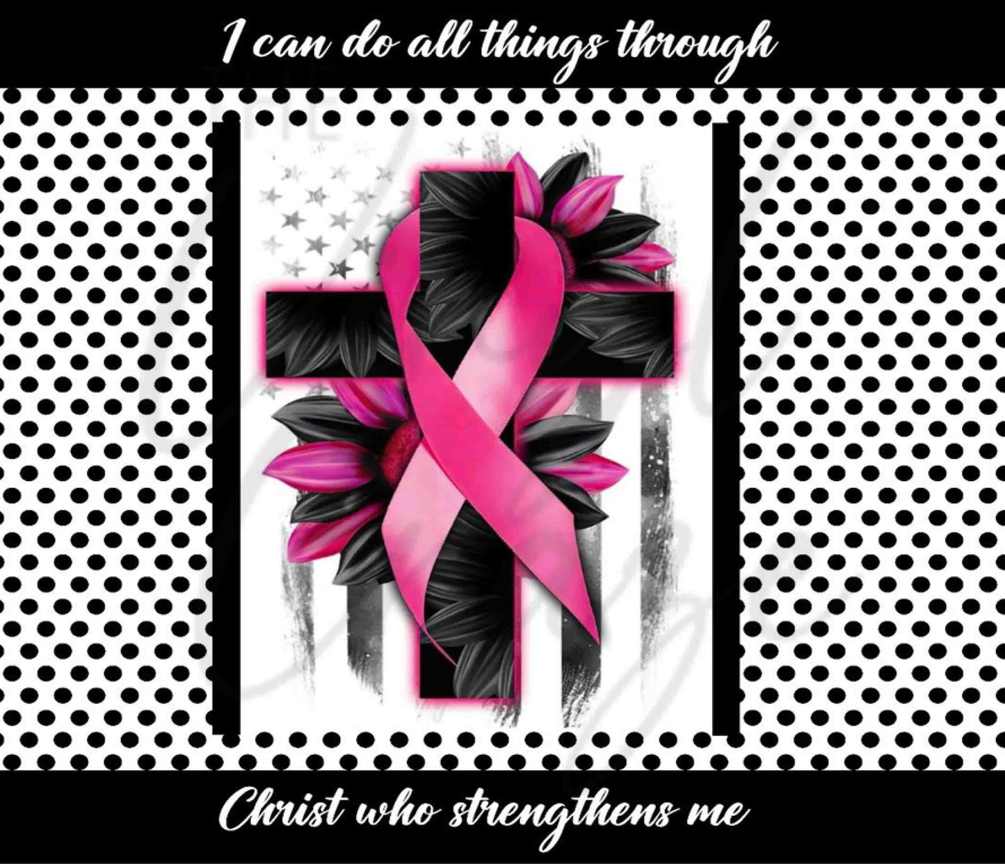 I Can Do All Things Through Christ - Adhesive Vinyl Wrap