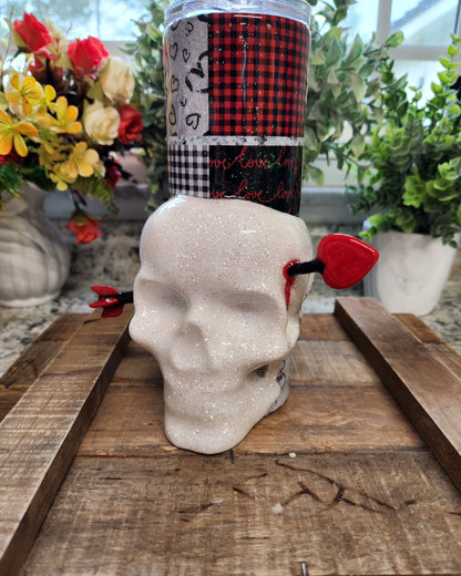 Cupid Skull - Tumbler Sleeve