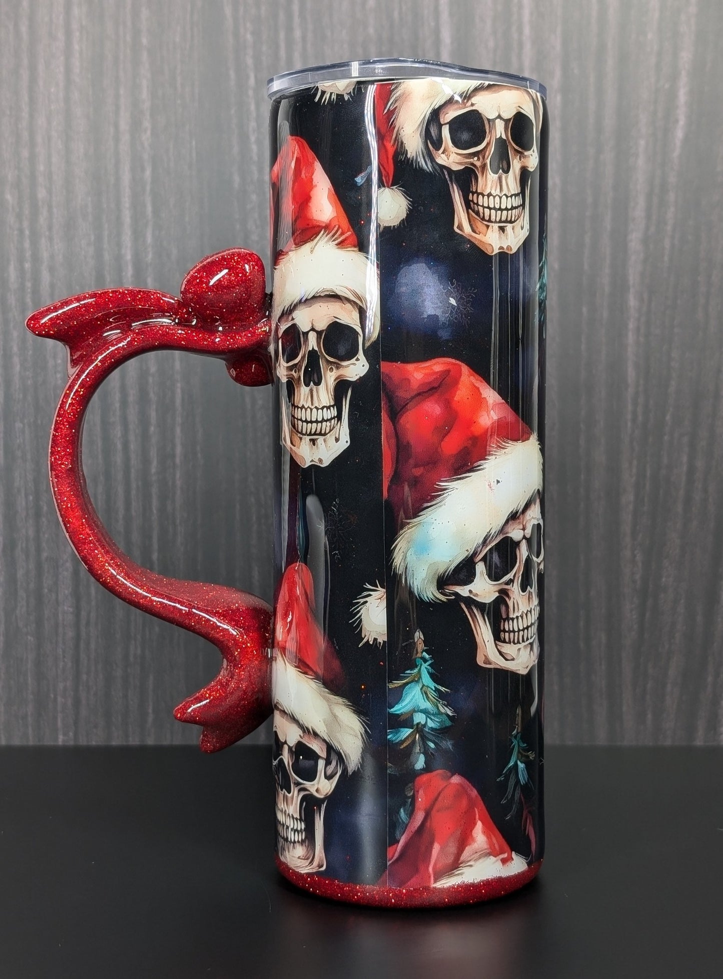 Christmas Bow - Tumbler Handle