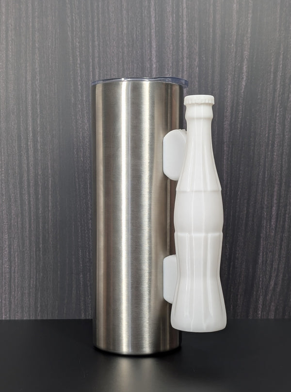 Glass Soda Bottle - Tumbler Handle