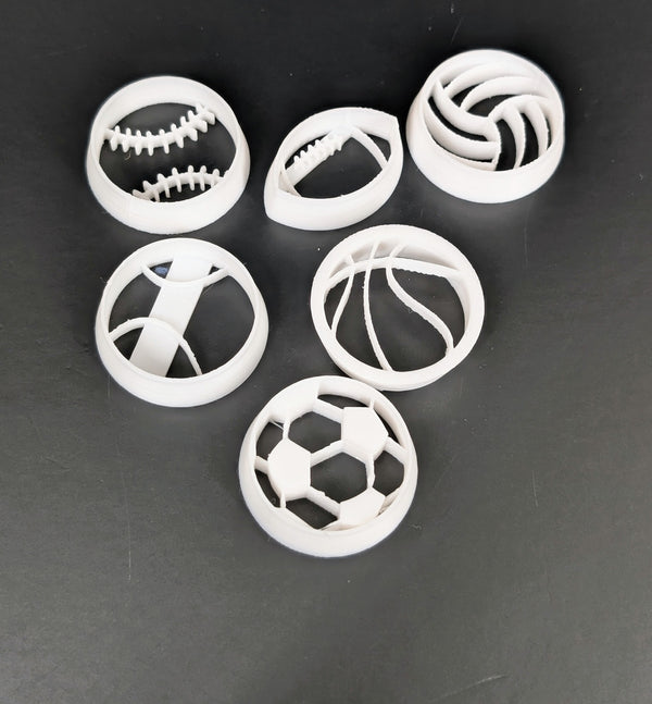 Sports - Clay Earing Cutters (Set of 6 )