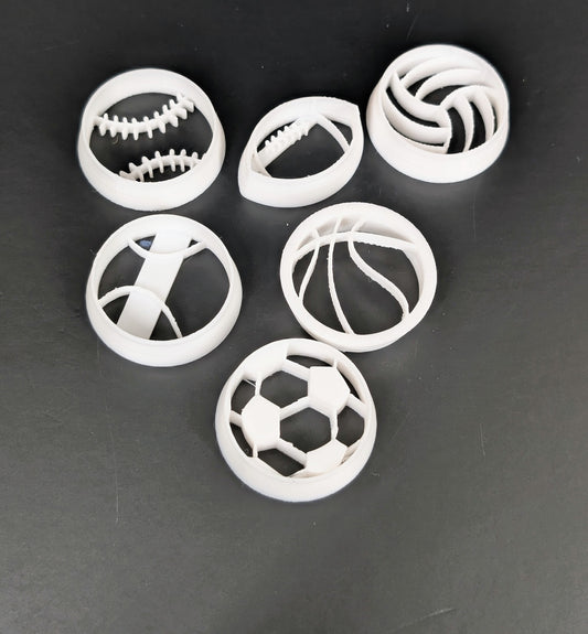 Sports - Clay Earing Cutters (Set of 6 )
