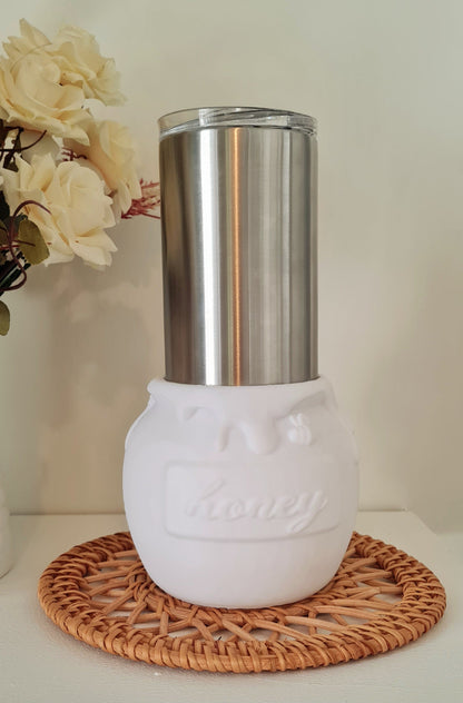 Honey pot with bee - Tumbler Sleeve