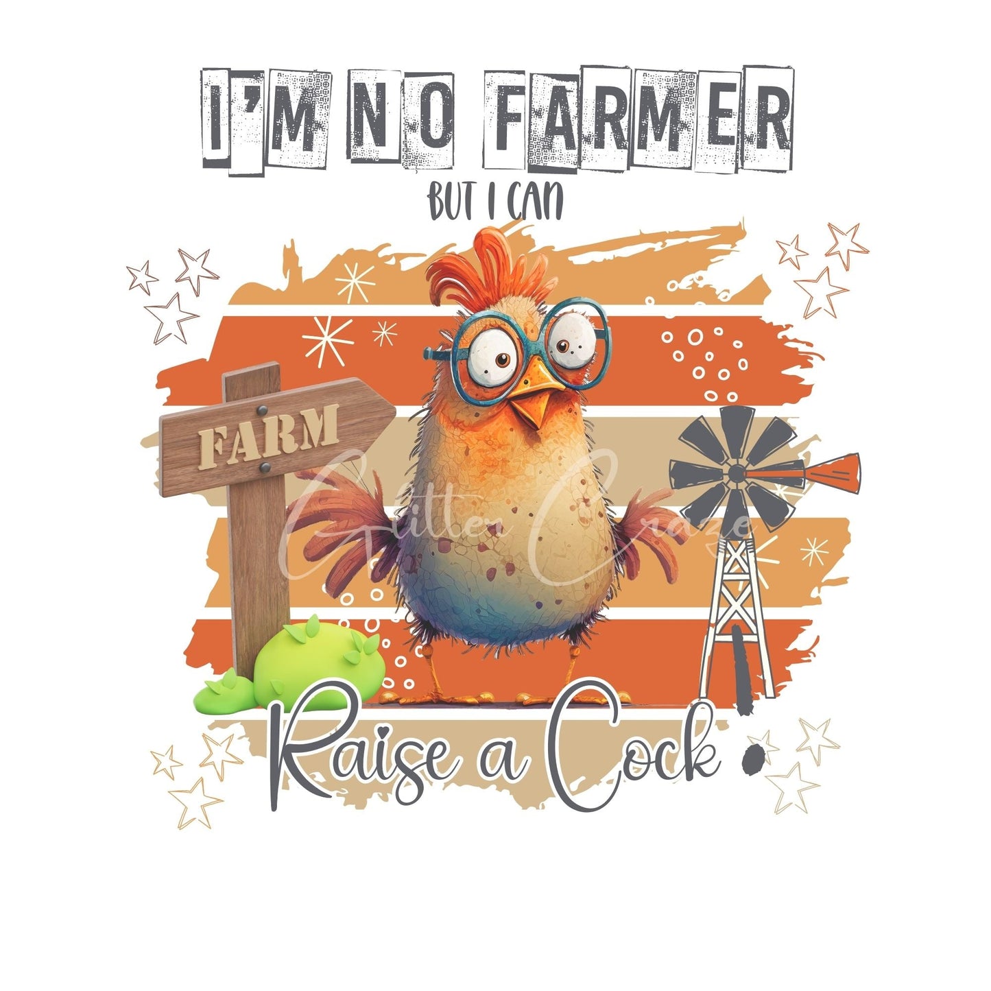 I'm No Farmer - UV DTF Decal