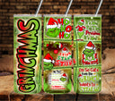 I'm the problem Grinch vinyl tumbler wraps