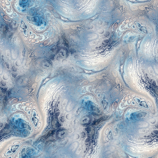 Ice Swirls - Adhesive Vinyl Sheet