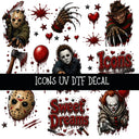 Icons - UV DTF Decal sheets