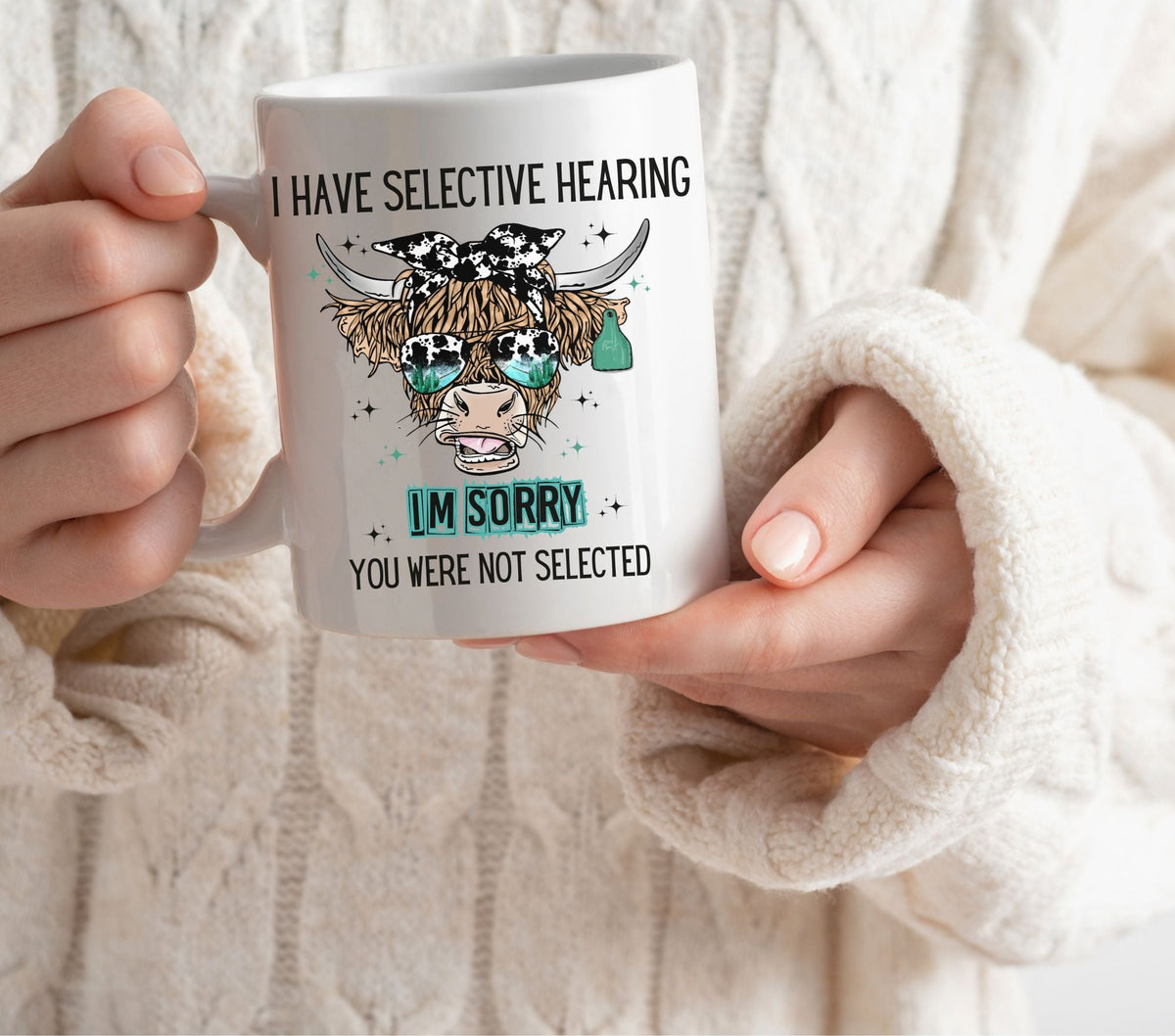 I have selective hearing - UV DTF Decal – 3D Undercover