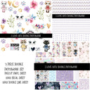 I love cats Doodle Patchwork Set